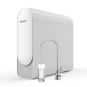 SYSTEME DE FILTRATION OSMOSE INVERSE SOUS EVIER COMPACT HAUT DEBIT SANS RESERVOIR
